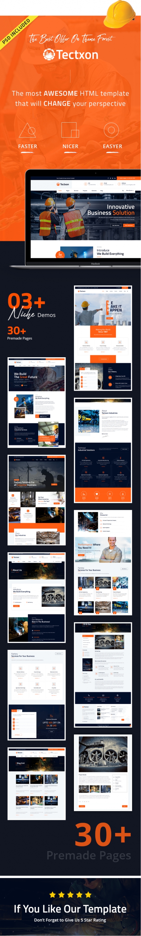 Tectxon HTML Template